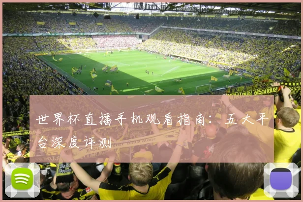 世界杯直播手机观看指南：五大平台深度评测